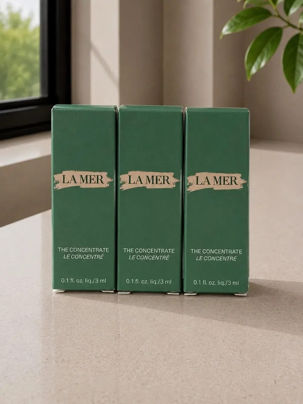 $90 La Mer The Concentrate 3mL x3 Bundle Mini Serum New Travel Size